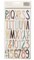 Wonder Thickers Alpha Stickers 5.5"X11" 2/Pkg-Trinket/Multi Chipboard